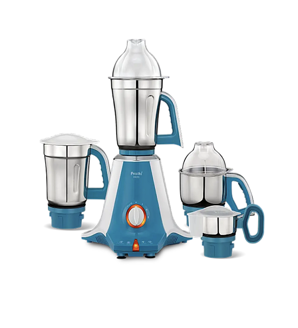 Preethi Aries Mixer Grinder 750 Watt with 4 Jars, 5 Year Warranty (Green)